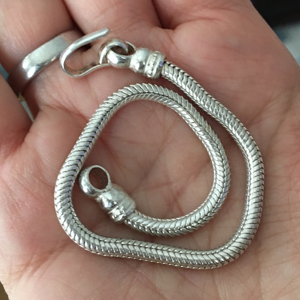 Artisan Made Solid Sterling Silver Bracelet - image 6